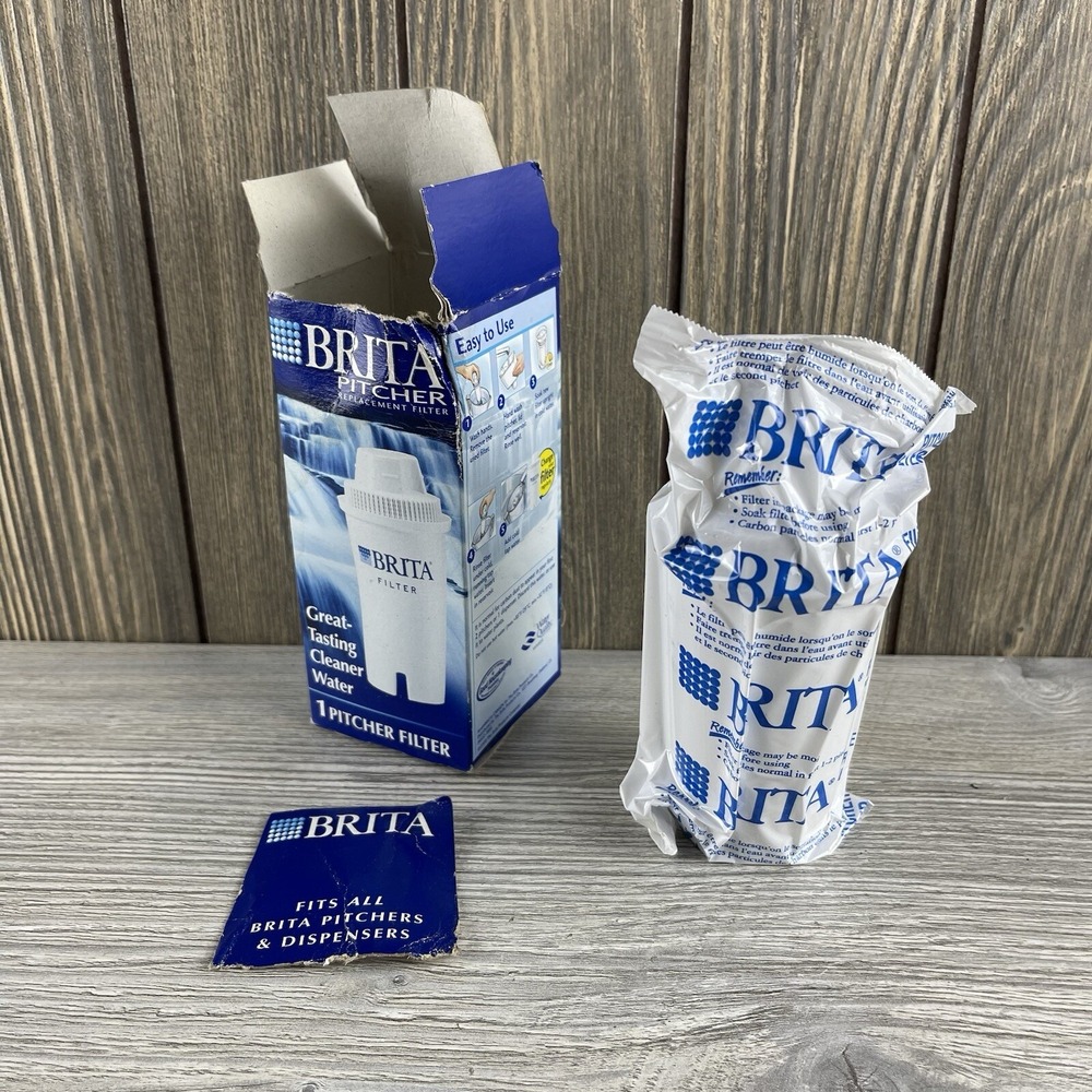 Brita Water Pitcher Standard Replacement Filters 1 Pack Open Box